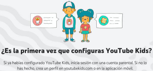 Si tienes una cuenta de YouTube Kids configurada