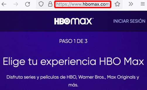 Elige tu experiencia HBO Max