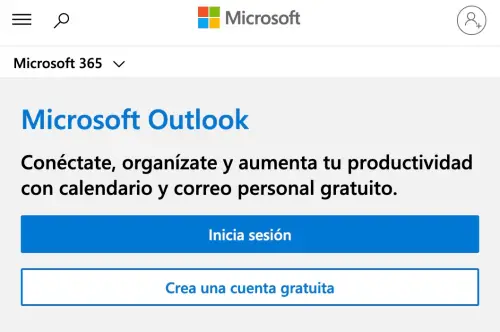 Vaya al Outlook.com. O vaya a www.hotmail.com. Serás redirigido automáticamente al servicio de correo web de Microsoft. Haz clic en Inicia sesión.